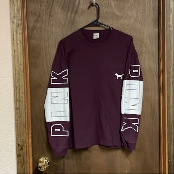 PINK Victoria's Secret Tops - Victorias Secret Pink Long Sleeve Shirt Medium